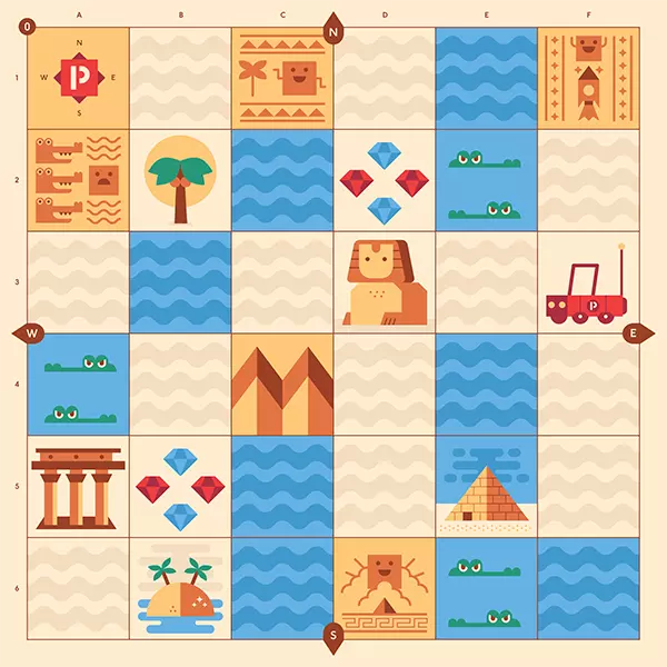 Cubetto Adventure Map – Ancient Egypt