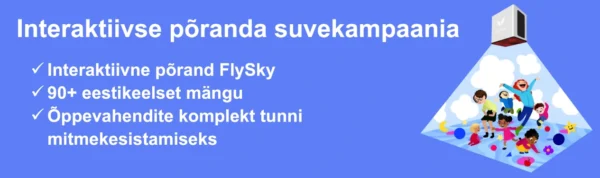 Interaktiivne põrand FlySky suvekampaania